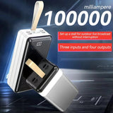 100000MAH Power Bank Large Capacity Fast Charging