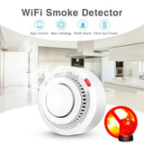 Tuya Smart WiFi Smoke Detector 85dB Alarm Fire Protection Sensor SmartLife App Control