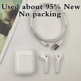 Used Original Apple Airpods Wireless Bluetooth Earbuds Noise Cancelling In-Ear Headphones for iPhone
