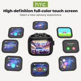HTC AI Translator Wireless Earbuds | Bluetooth V6 TWS Sports Headphones w/ Noise Reduction Mic
