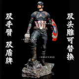 54cm Captain America Action Figure Marvel Avengers Desk Decor Model