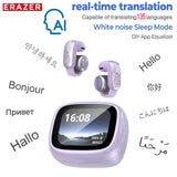 ERAZER Translator Earphones | Bluetooth 6.0 Wireless Sport Headphones w/ LCD