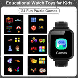 Kids Smartwatch with 24 Games, Music, Pedometer, Video & Audio Recording, Time Display, Torch