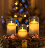 3pcs LED Flameless Candles Set