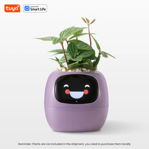 Tuya Ivy Smart Planter with AI Chip & 7 Sensors – Over 49 Fun Expressions for Easy Plant Care