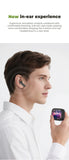 HTC AI Translator Wireless Earbuds | Bluetooth V6 TWS Sports Headphones w/ Noise Reduction Mic
