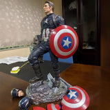 54cm Captain America Action Figure Marvel Avengers Desk Decor Model