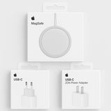Apple 20W USB-C Charger + MagSafe Cable 1m/2m for iPhone 15–17