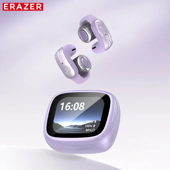 ERAZER Translator Earphones | Bluetooth 6.0 Wireless Sport Headphones w/ LCD
