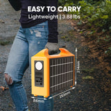 100W Portable Solar Power Station with LED