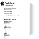 Apple Pencil Pro 1st/2nd Gen USB-C Stylus Pen for iPad Air, Pro, Mini | Power Display, Fast Charging