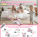RC Intelligent Robot Dog Toy - Stunt Walking, Dancing, Touch & Remote Control Pet