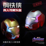 Iron Man Wearable Helmet 1:1 Scale | Electric Mask w/ Automatic Opening for Adults & Gifts