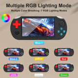 GAMINJA Retro Handheld Game Console 4.5" IPS Screen 64GB RGB Lighting