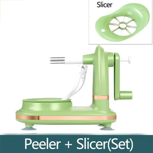 Portable Hand Crank Rotating Apple & Pear Peeler