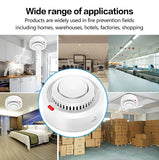 Tuya Smart WiFi Smoke Detector 85dB Alarm Fire Protection Sensor SmartLife App Control