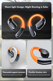 HTC AI Translator Wireless Earbuds | Bluetooth Sports Earphones w/ Glowing Earhook & Screen