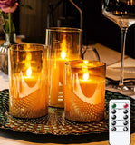 3pcs LED Flameless Candles Set