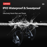Lenovo Bluetooth 5.3 TWS Wireless Earbuds Sports Waterproof HiFi Mic