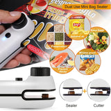 USB Rechargeable Mini Portable Bag Sealer for Snack