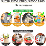 USB Rechargeable Mini Portable Bag Sealer for Snack