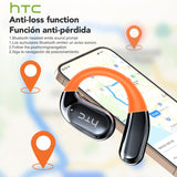 HTC AI Translator Wireless Earbuds | Bluetooth Sports Earphones w/ Glowing Earhook & Screen