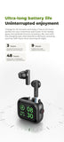HTC AI Translator Wireless Earbuds | Bluetooth V6 TWS Sports Headphones w/ Noise Reduction Mic