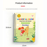 Magic Copybook Reusable Writing Practice Book Kids Calligraphy