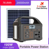 100W Portable Power Station 24000mAh - Solar Generator