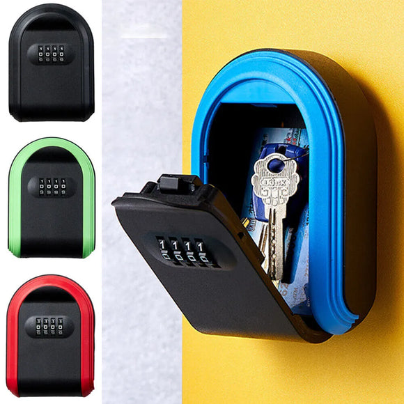 Wall Mounted Key Storage 4 Combination Password Security Lock