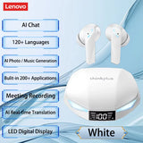 Lenovo XT TWS Bluetooth Earbuds | AI Translator Noise Reduction Headset