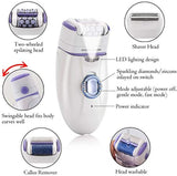 3-in-1 Rechargeable Women's Epilator & Shaver