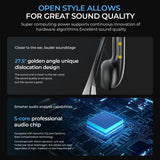 HTC Translator Wireless Earphones | Bluetooth 6.0 OWS Headphones w/ Noise Reduction & IP55