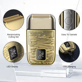 Hatteker Electric Shaver | Triple Blade Waterproof Razor for Men LCD Display