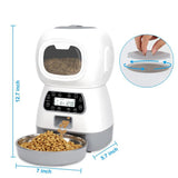 3.5L Automatic Pet Feeder Smart Food Dispenser For Cats & Dogs