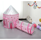 Kids 3 In 1 Tent House Play Toys Foldable