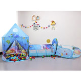 Kids 3 In 1 Tent House Play Toys Foldable