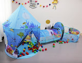 Kids 3 In 1 Tent House Play Toys Foldable