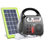 AM/FM Radio 8000mAh Solar Kit Power Bank System