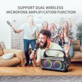 WildRock Portable Karaoke Party Speaker with Wireless Microphone