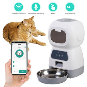 3.5L Automatic Pet Feeder Smart Food Dispenser For Cats & Dogs