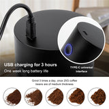 Portable Electric Coffee Grinder TYPE-C USB Charge