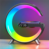 Sunlight Alarm Clock with Qi Fast Charging Station for Iphone