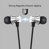 MaadZmec Tech Magnetic Wireless Bluetooth Earphone Stereo Sports Waterproof Earbuds Wireless in-ear Headset with Mic