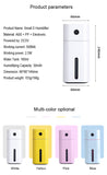 MaadZmec Tech Aroma Essential Oil Diffuser Mini Ultrasonic Square D Humidifier Air Purifier LED Night Light USB Car air freshener