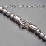 MaadZmec Tech Outdoor Self defense Titanium Steel Bracelet Personal Protection Steel Ball Self-defense Tactical Waist Necklaces Car Pendants