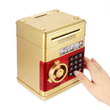 Electronic Piggy Bank Safe Box For Children Mini ATM Machine Kid