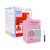 Electronic Piggy Bank Safe Box For Children Mini ATM Machine Kid