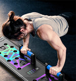 MaadZmec Tech Multifunctional Exercise Table Counting Push Up Board