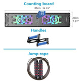 MaadZmec Tech Multifunctional Exercise Table Counting Push Up Board